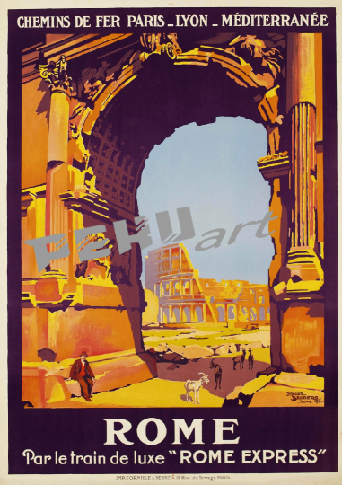 1921-rome-travel-poster