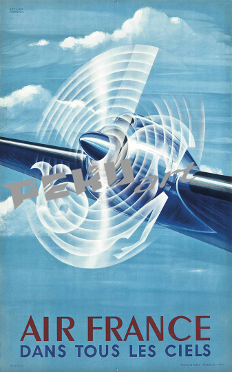 airfrancedanstouslesciels vintage aviation air travel p 