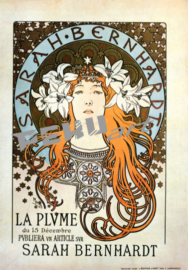 Alphonse Mucha-Sarah Bernhard tLaPlume