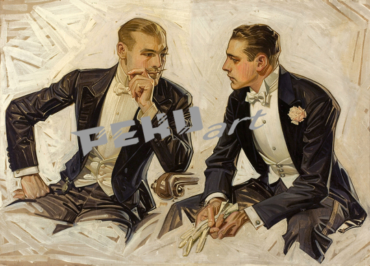 arrow shirt vintage ad poster 