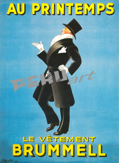 au printemps Brummel vintage advertising outle 