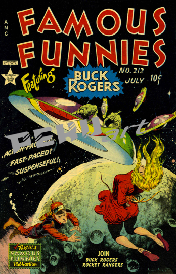 buck rogers famous funnies comic superhero