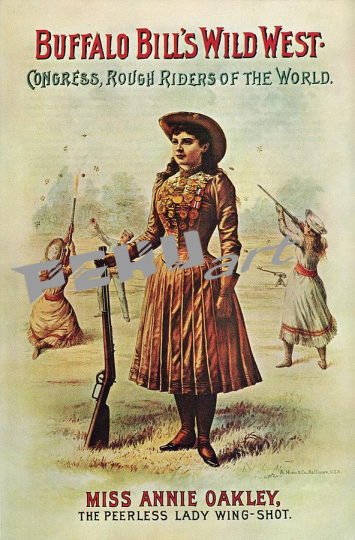 buffalo bills wild west show miss annie oakley vintage event