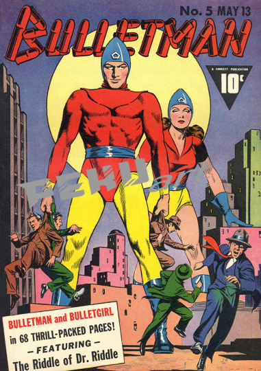 bulletman bulletgirl comic superhero 
