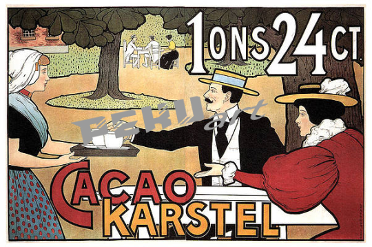 cacao karstel vintage cacao advertising  studio grafii 