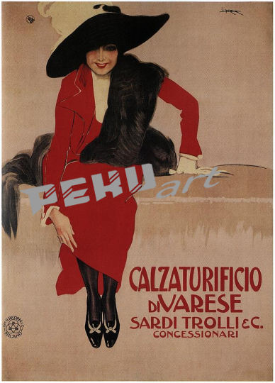 calzaturificio di varese shoe factory vintage advertising po