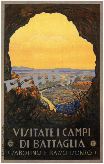 campi di battaglia battaglia terme italy retro 