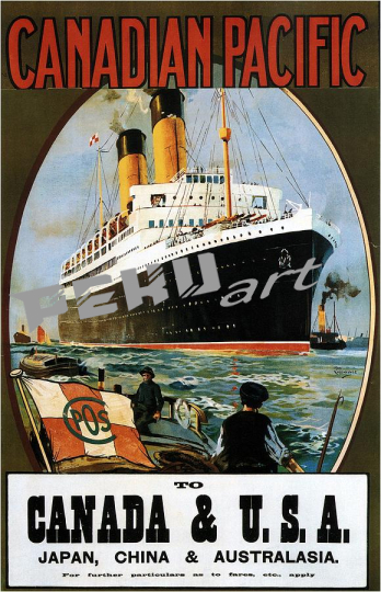 canadian pacific canada usa japan china and australia retro 