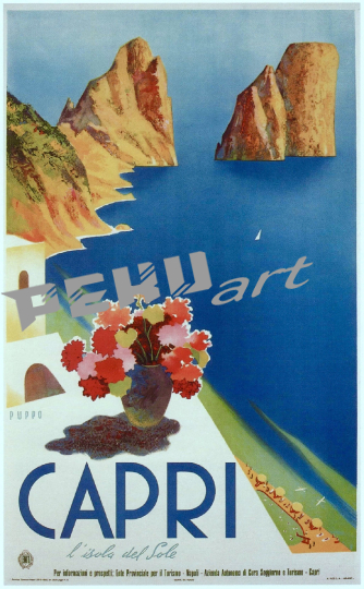 capri-retro-travel-poster