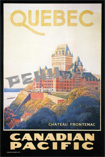 chateau frontenac luxury hotel in quebec canada vintage trav (2)