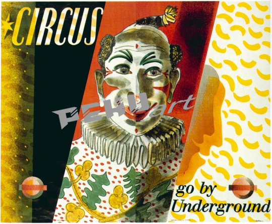 circus go by underground london underground metro retro trav