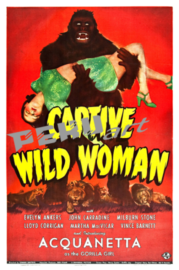 Classic Horror MovieCaptive Wild Woman
