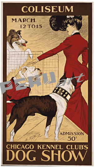 Coliseum Lady and Dogs entertainment 