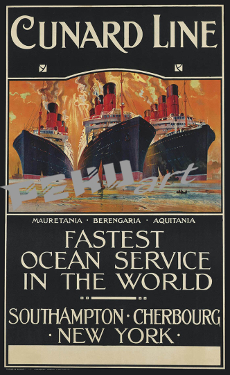 cunard lines lusitania ships water travel