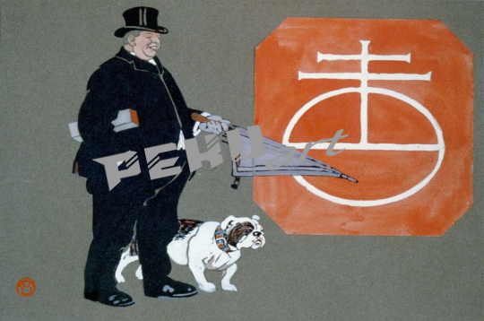 fat-man-holding-closed-umbrella-with-bulldog-05c713
