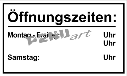 öffnungszeiten