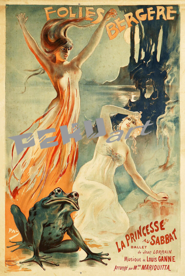 Folies Bergere with Frog