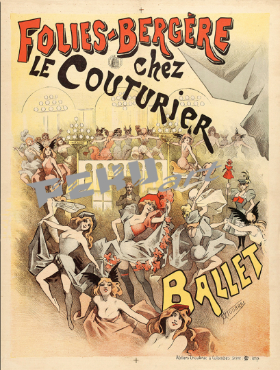 Folies-Bergère. Chez le Couturier. Ballet