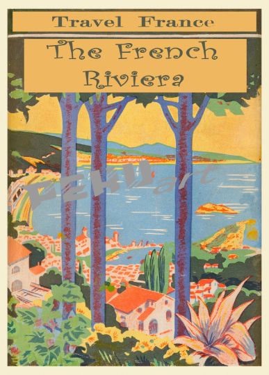 france-riviera-vintage-poster