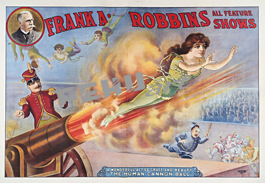 Frank Robbins Human CanonballCircus