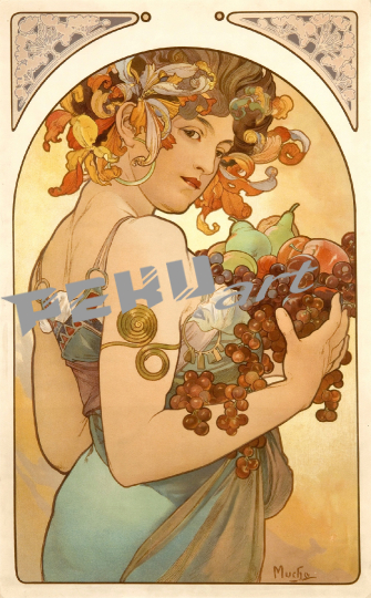 frau-jugendstil-kunst-vintage