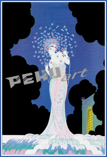 frau-vogue-vintage-kunst