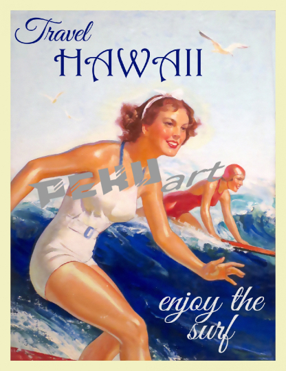 hawaii-travel-poster