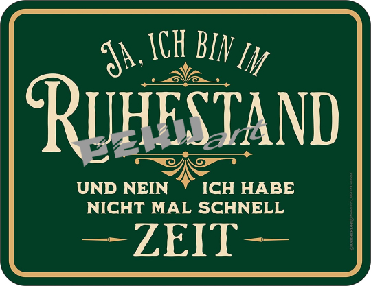 Im Ruhestand