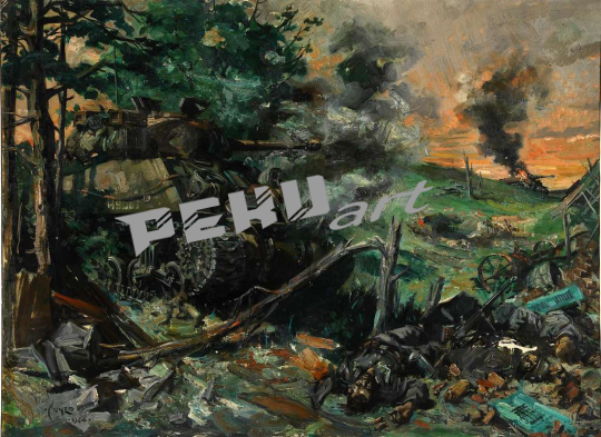 inf3-18-tank-battle-artist-terence-cuneo-1939-1946-c65242-10