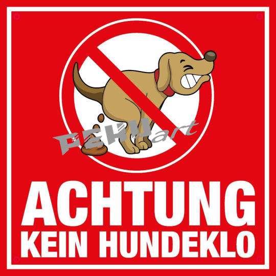 Kein Hundeklo!