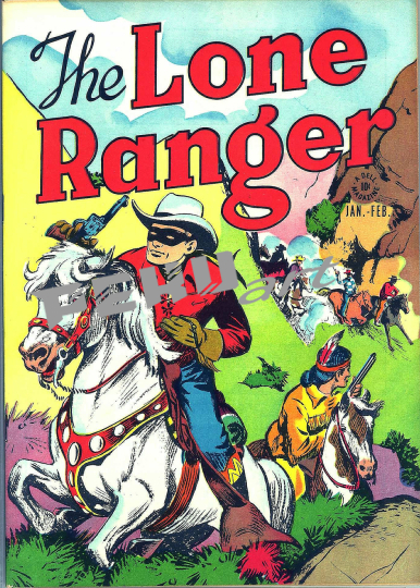 lone ranger comic book cover wall art