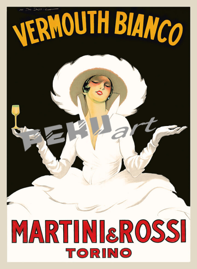 Martini and Rossi vermouth