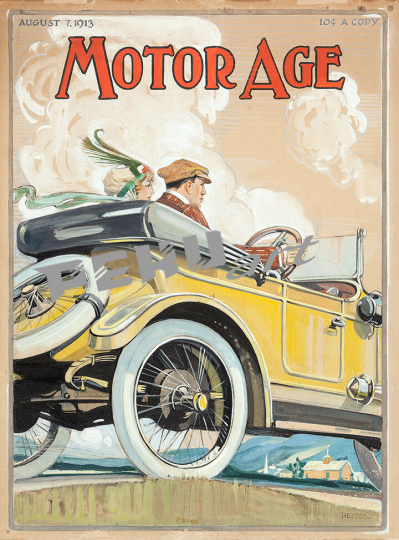 Motor Age Magazine 1913 automobile 
