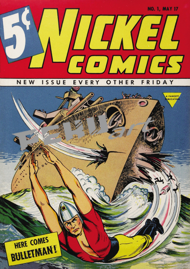 nickel comics bulletman comic superhero 