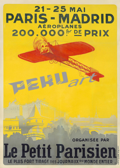 Paris Madrid airplane 