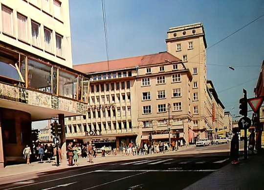 pforzheimleopoldplatzalteansichtskarteenhcar9050