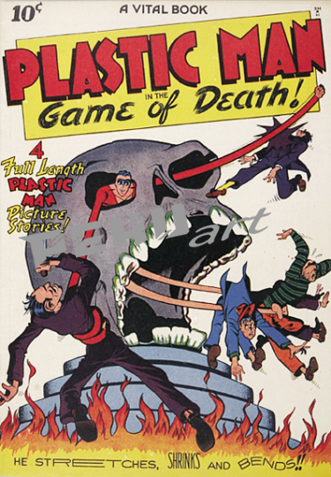 plastic man superherocomic art