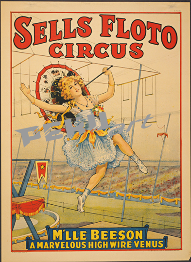 Sells Floto Circus TightropeCircus