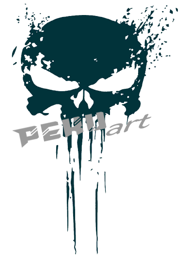 Skull XL Aufkleber-antrazit-elektrobild2