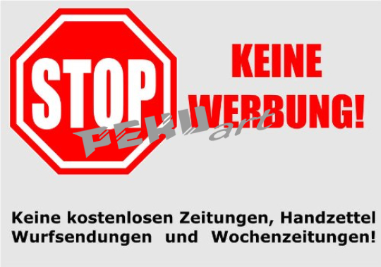 Stop Keine Werbung