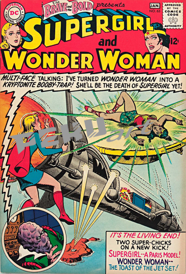 Supergirl Wonder Woman superherogiclee