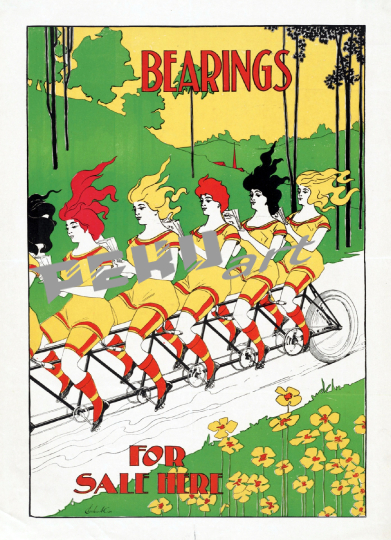 tandem-fahrrad-frauen-vintage