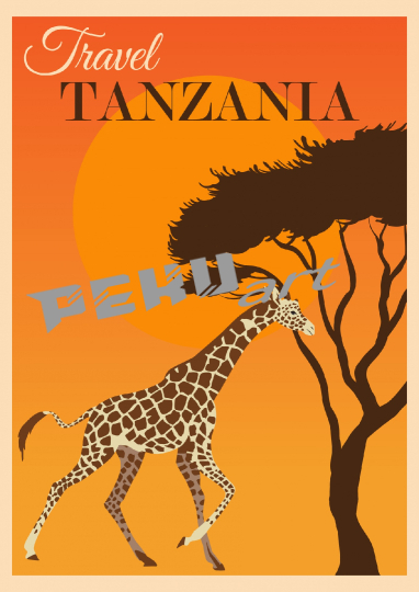 tanzania-africa-travel-poster