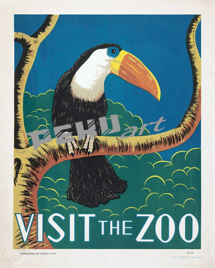 toucan wpa visit the zoo 