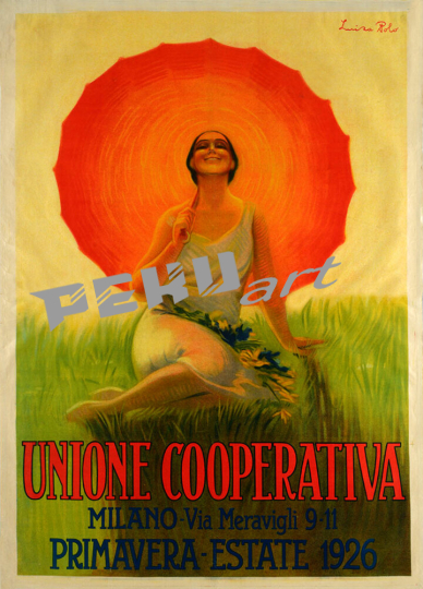 Unione Cooperativa Orange Umbrella magazine cover po