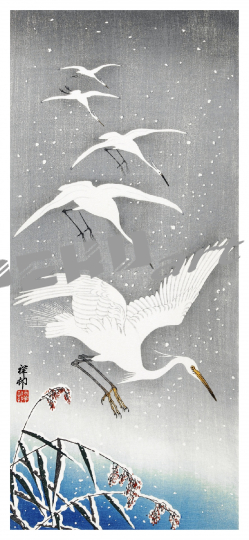 vogel-reiher-kunst-vintage