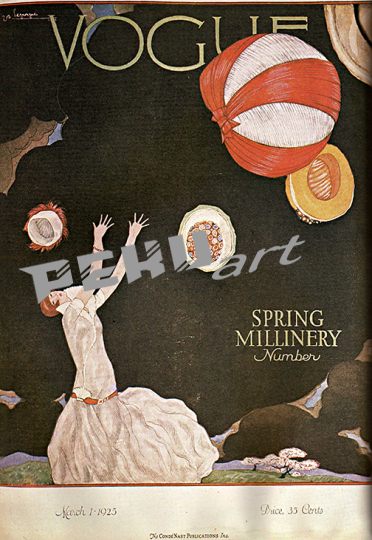 Vogue Spring Millinery Magazine Cover 