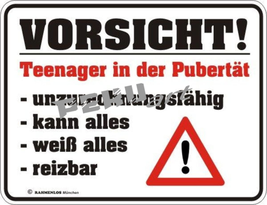 Vorsicht Teenager