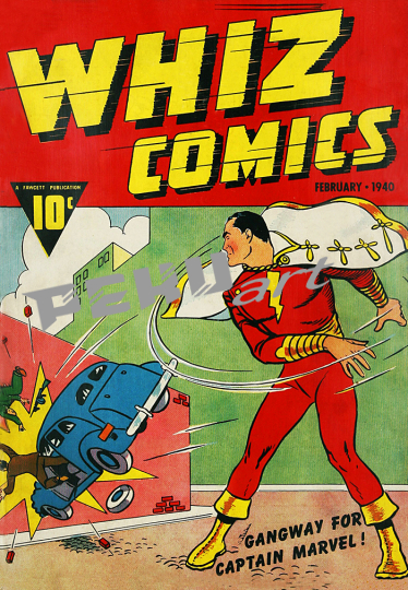 whiz comics captain marvel comic 