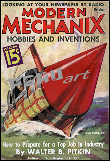 9 Modern Mechanix Magazine Cover 